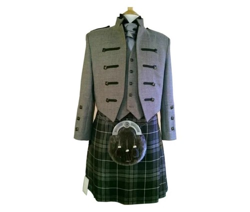Men scottish highland gray - scottish,