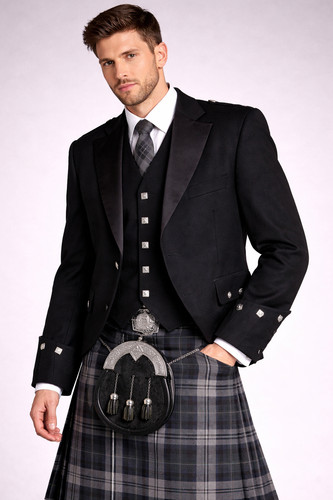 Men argyle kilt jacket - men's,