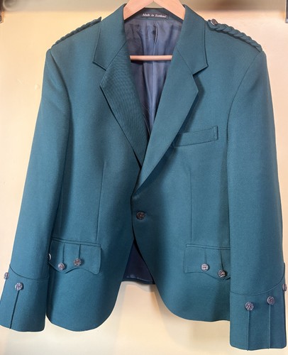 Men green 100 wool highland - green, 100%