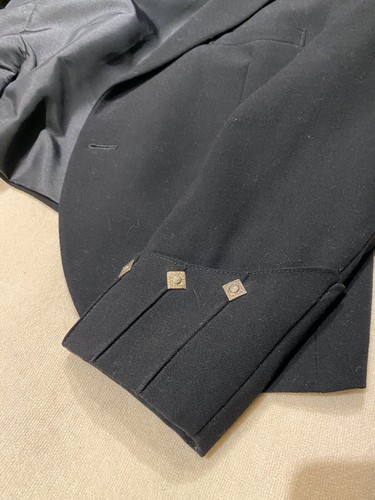 Black barathea 100 wool - barathea, 100%