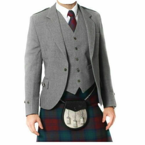 Men grey wool argyle - men's,